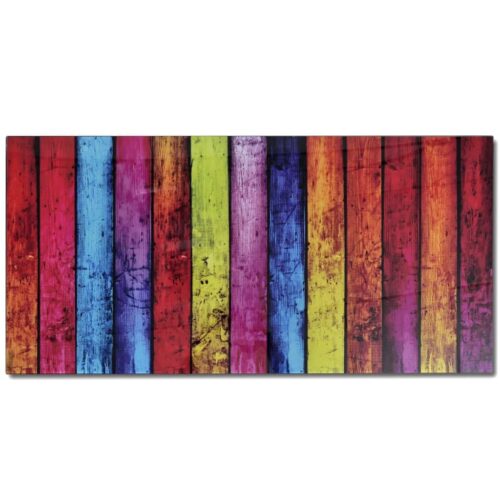 Coffee Table with Rainbow Printing Glass Top - Image 5