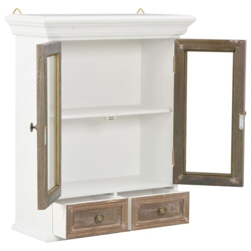Wall Cabinet White 49x22x59cm Engineered Wood - Image 3