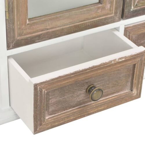 Wall Cabinet White 49x22x59cm Engineered Wood - Image 5