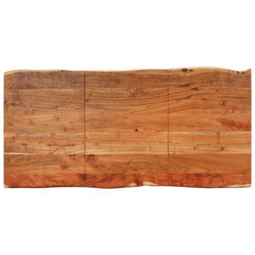 Dining Table 140x70x76cm Solid Acacia Wood - Image 4