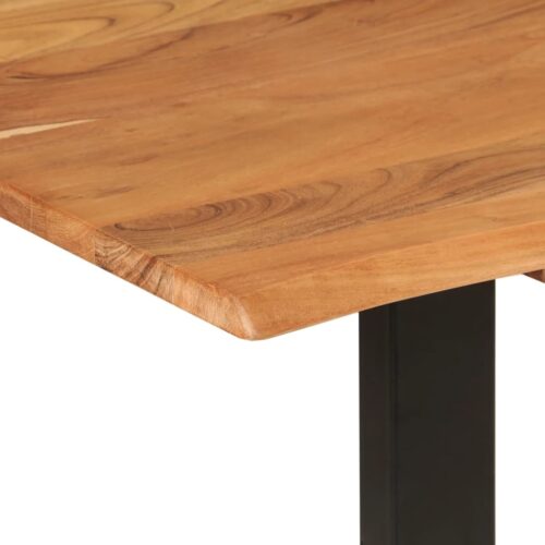 Dining Table 140x70x76cm Solid Acacia Wood - Image 5