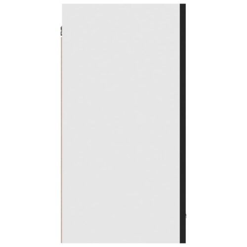 Hanging Cabinet Black 80x31x60cm Engineered Wood - Image 7