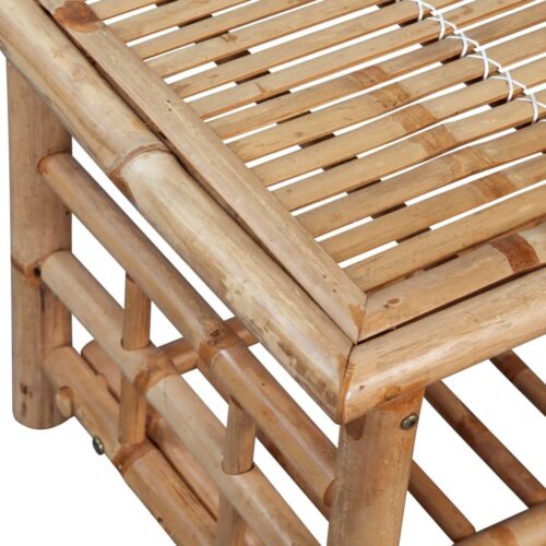 Coffee Table Bamboo 90x50x45cm - Image 3