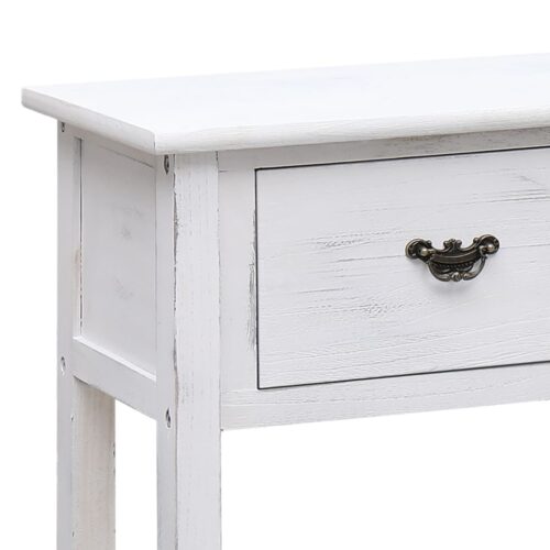 Sideboard Antique White 115x30x76cm Wood - Image 7