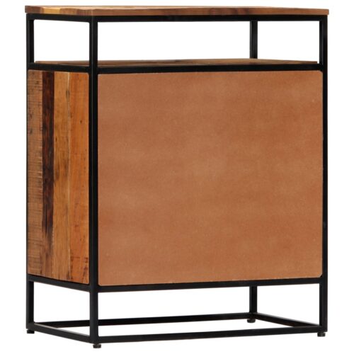 Side Cabinet 60x35x76cm Solid Reclaimed Wood Steel - Image 2