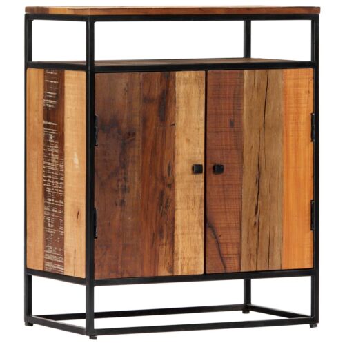 Side Cabinet 60x35x76cm Solid Reclaimed Wood Steel - Image 7