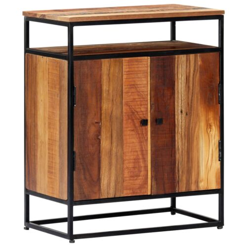Side Cabinet 60x35x76cm Solid Reclaimed Wood Steel - Image 8