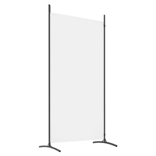 2-Panel Room Divider White 175x180cm Fabric - Image 6