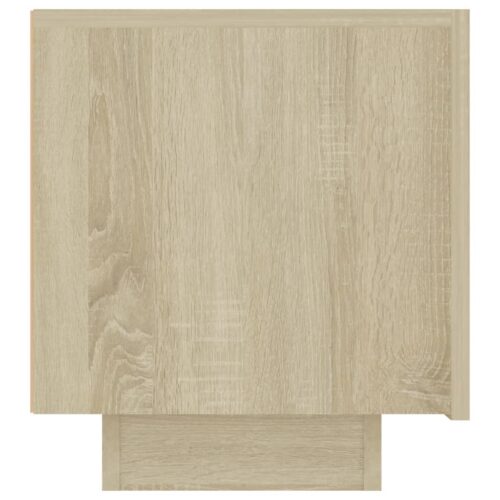 Wooden Bedside Table Drawers Storage Side Cabinet Bedroom Nightstand Sonoma Oak - Image 7