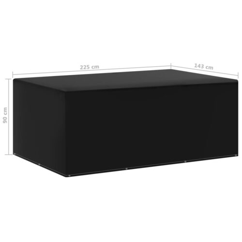 Garden Furniture Cover 7 Eyelets 143x225x90cm - Image 5