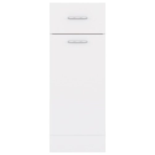 Drawer Bottom Cabinet White 30x46x81.5cm Engineered Wood - Image 7