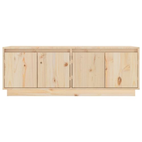 TV Cabinet 110x34x40cm Solid Wood Pine - Image 5