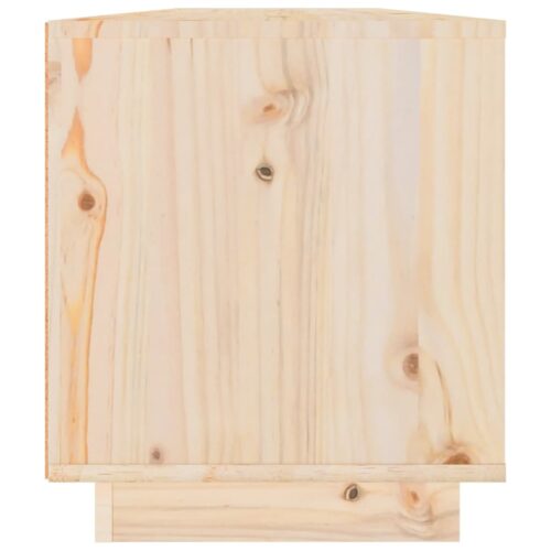 TV Cabinet 110x34x40cm Solid Wood Pine - Image 7
