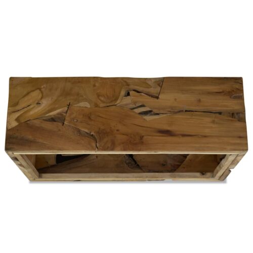 Coffee Table 90x50x30cm Genuine Teak Brown - Image 6