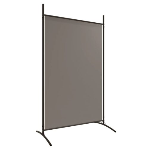 2-Panel Room Divider Anthracite 175x180cm Fabric - Image 6