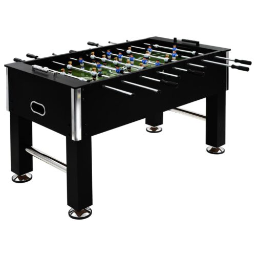 Football Table Steel 60 kg 140x74.5x87.5cm Black
