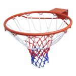 Basketball Goal Hoop Set Rim with Net Orange 45cm