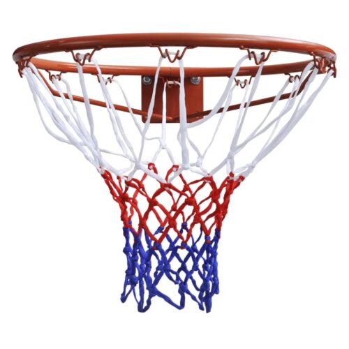 Basketball Goal Hoop Set Rim with Net Orange 45cm - Image 2