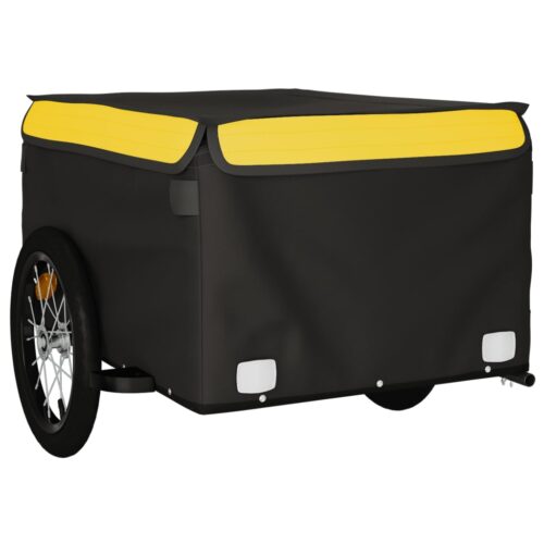 Bike Trailer Black Yellow 45 kg Iron - Image 4