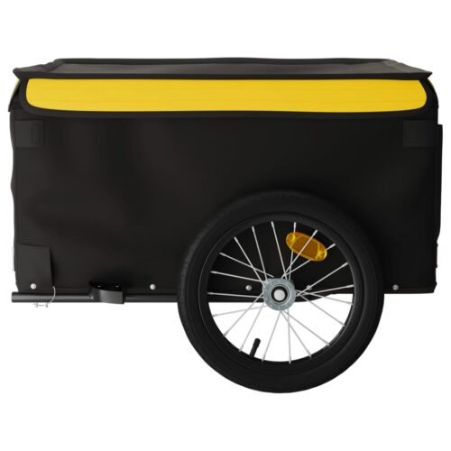 Bike Trailer Black Yellow 45 kg Iron - Image 7