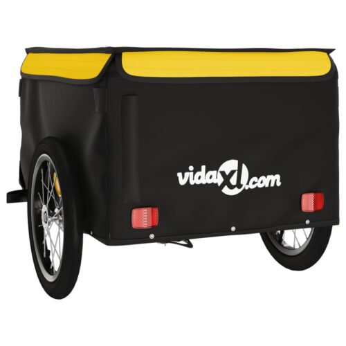 Bike Trailer Black Yellow 45 kg Iron - Image 8