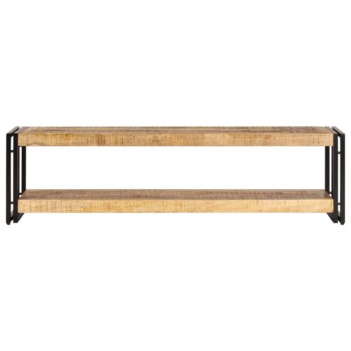 TV Cabinet 150x30x40cm Solid Mango Wood - Image 2