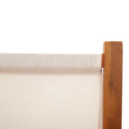3-Panel Room Divider Cream White 210x180cm - Image 6
