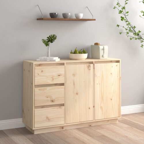 Sideboard 111x34x75cm Solid Wood Pine