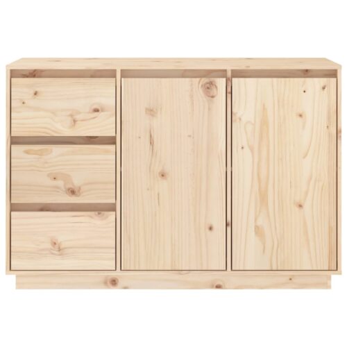 Sideboard 111x34x75cm Solid Wood Pine - Image 6
