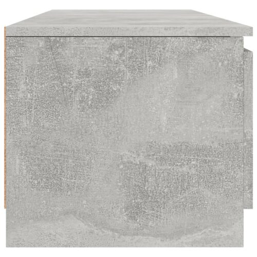TV Cabinet Concrete Grey 140x40x35.5cm Engineered Wood - Image 5