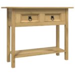 Console Table Mexican Pine Corona Range 93x34.5x73cm
