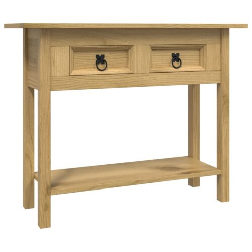 Console Table Mexican Pine Corona Range 93x34.5x73cm