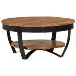Coffee Table 65x65x32cm Solid Acacia Wood
