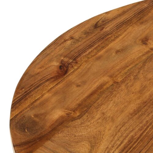 Coffee Table 65x65x32cm Solid Acacia Wood - Image 5