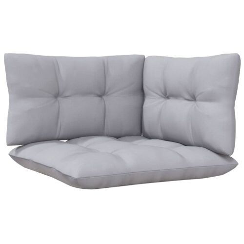 13-Piece Garden Lounge Set with Grey Cushions Pine Wood Outdoor Patio Furniture - Image 7