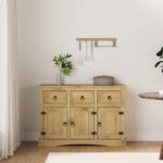 Sideboard Solid Mexican Pinewood Corona Range 132x43x78cm