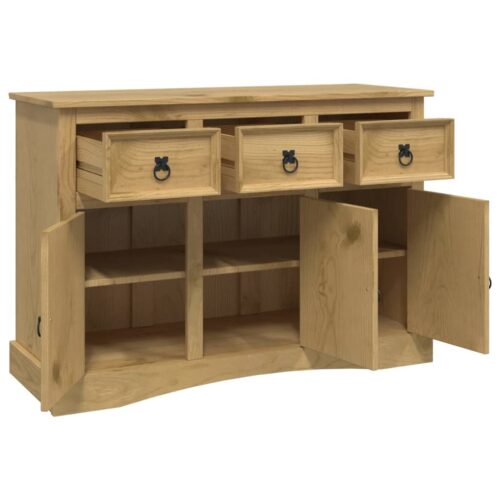 Sideboard Solid Mexican Pinewood Corona Range 132x43x78cm - Image 7