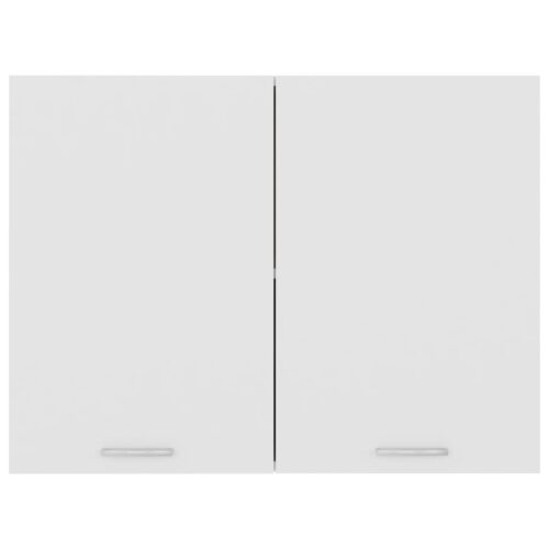 Hanging Cabinet White 80x31x60cm Engineered Wood - Image 6