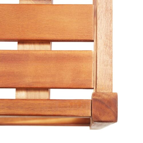Bar Chairs 4pcs Solid Acacia Wood - Image 7