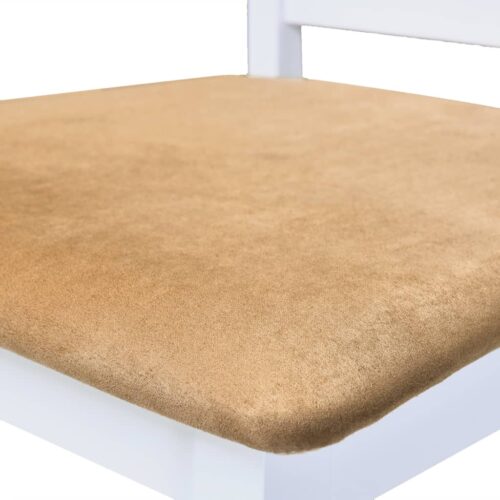 Bar Table Stool Set 3 Pieces MDF Dark Brown - Image 7