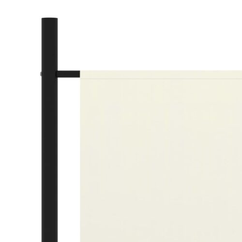 Room Divider White 175x180cm Fabric - Image 3