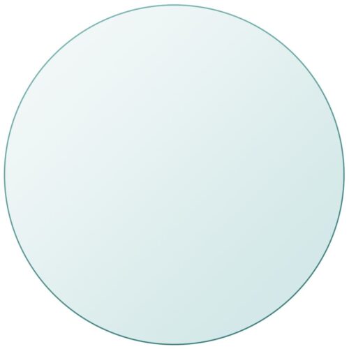 Round Table Top Tempered Glass Round 600mm DIY Desk Panel Board