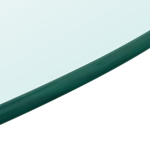 Round Table Top Tempered Glass Round 600mm DIY Desk Panel Board - Image 3