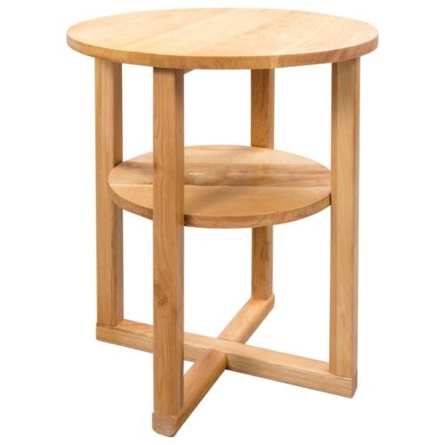 Side Table 40x50cm Solid Oak Wood - Image 2