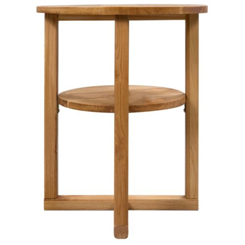 Side Table 40x50cm Solid Oak Wood - Image 3