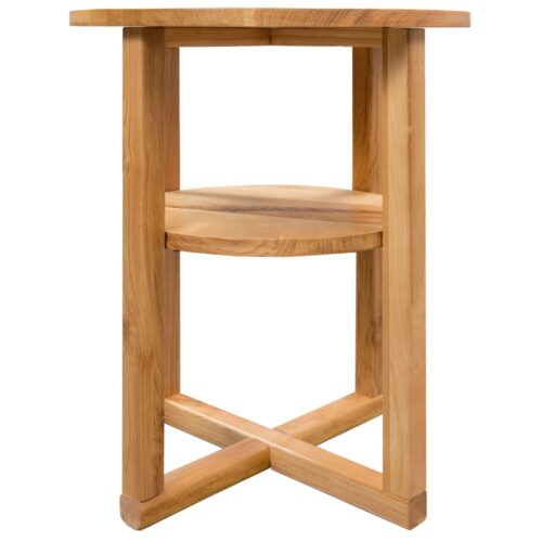 Side Table 40x50cm Solid Oak Wood - Image 5