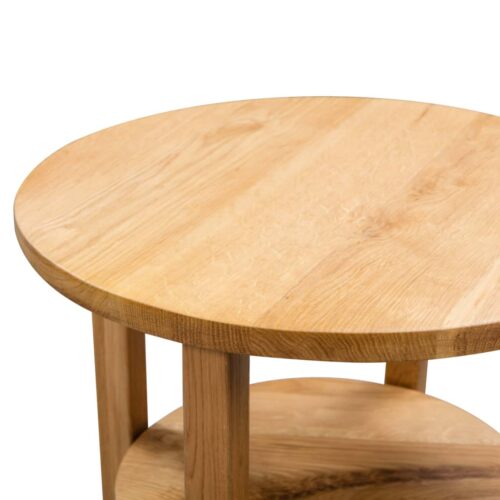 Side Table 40x50cm Solid Oak Wood - Image 7