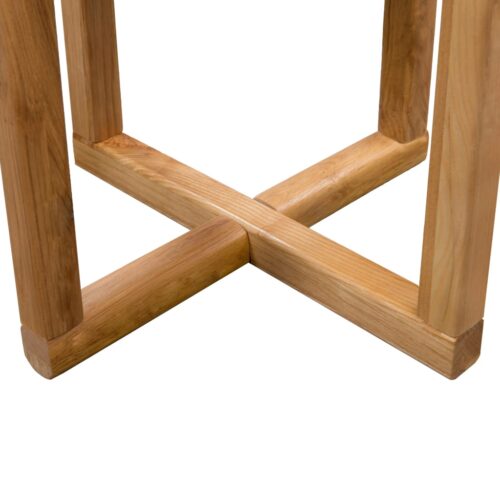 Side Table 40x50cm Solid Oak Wood - Image 8