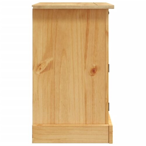 Bedside Cabinet Mexican Pine Corona Range 53x39x66cm - Image 5