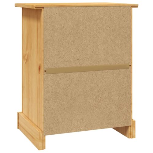 Bedside Cabinet Mexican Pine Corona Range 53x39x66cm - Image 6
